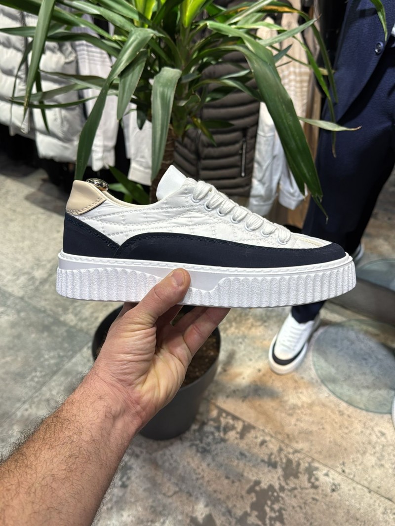 OLD-5002 Krem Beyaz Lacivert