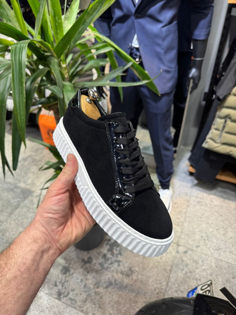 OLD-5041 Siyah Süet Taban