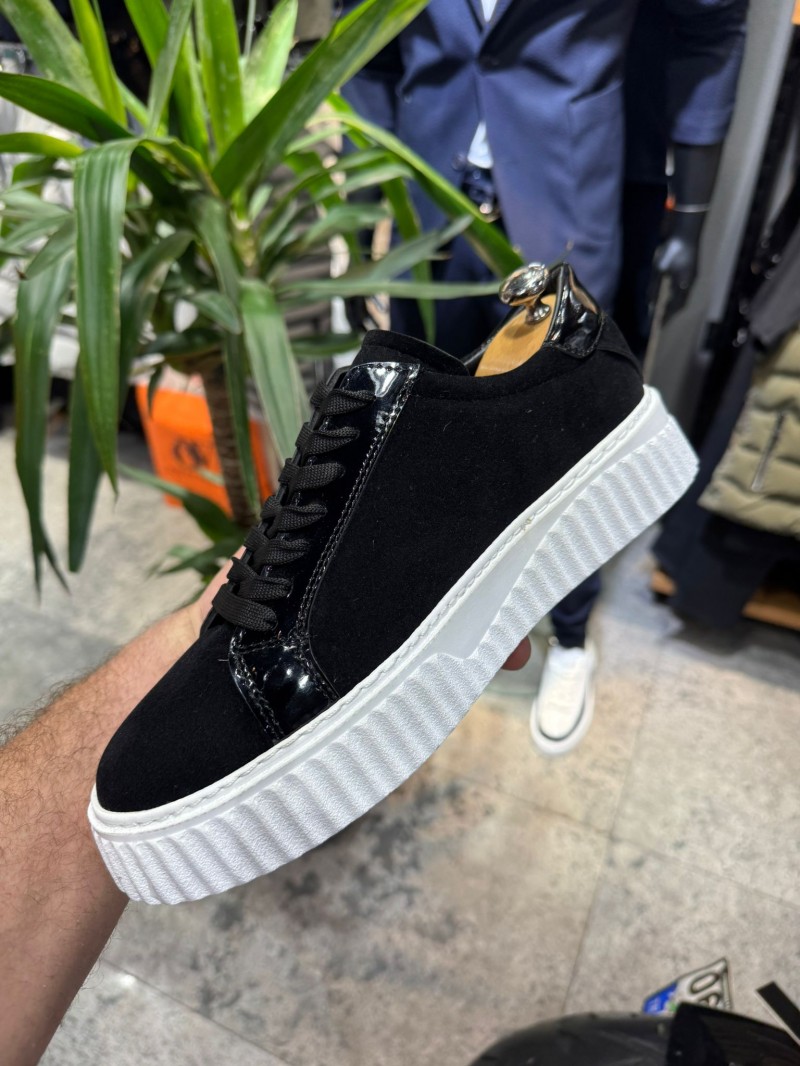 OLD-5041 Siyah Süet Taban