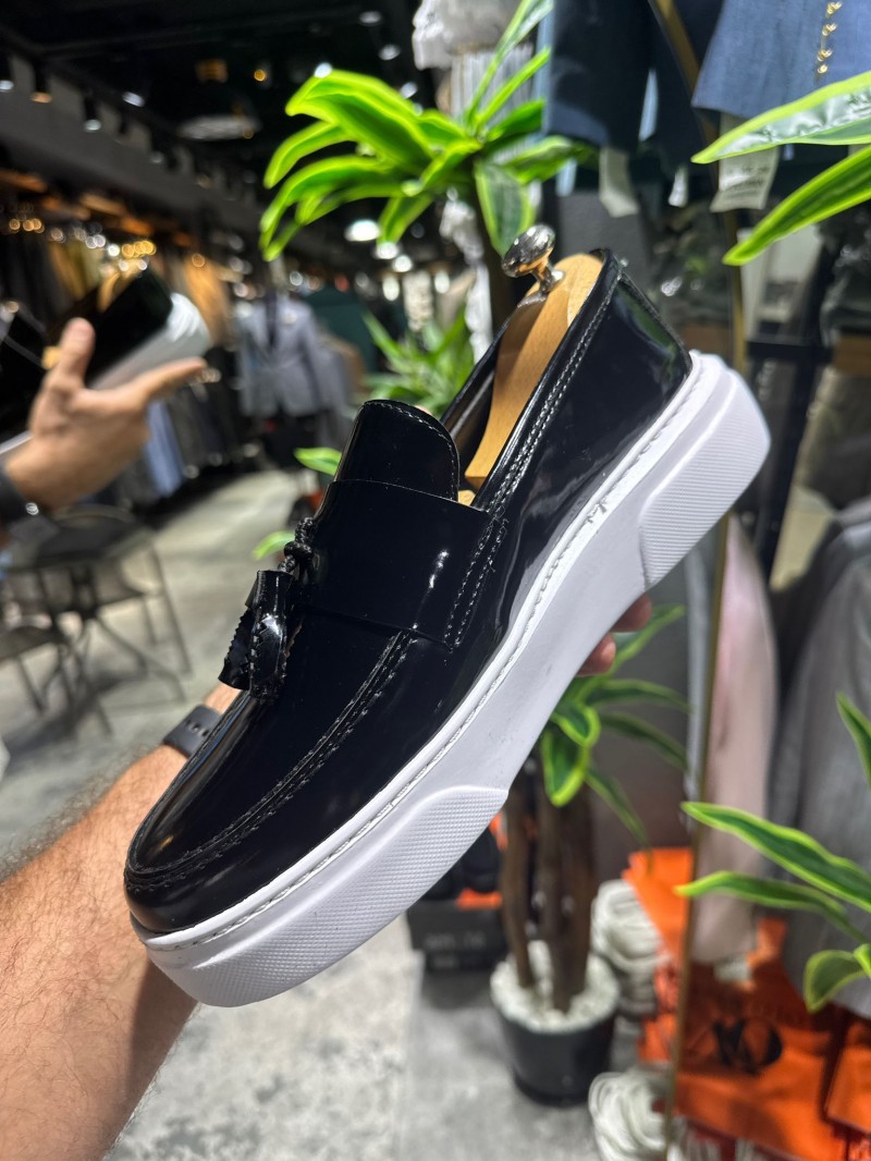 OLD-5108 Siyah Rugan Püsküllü