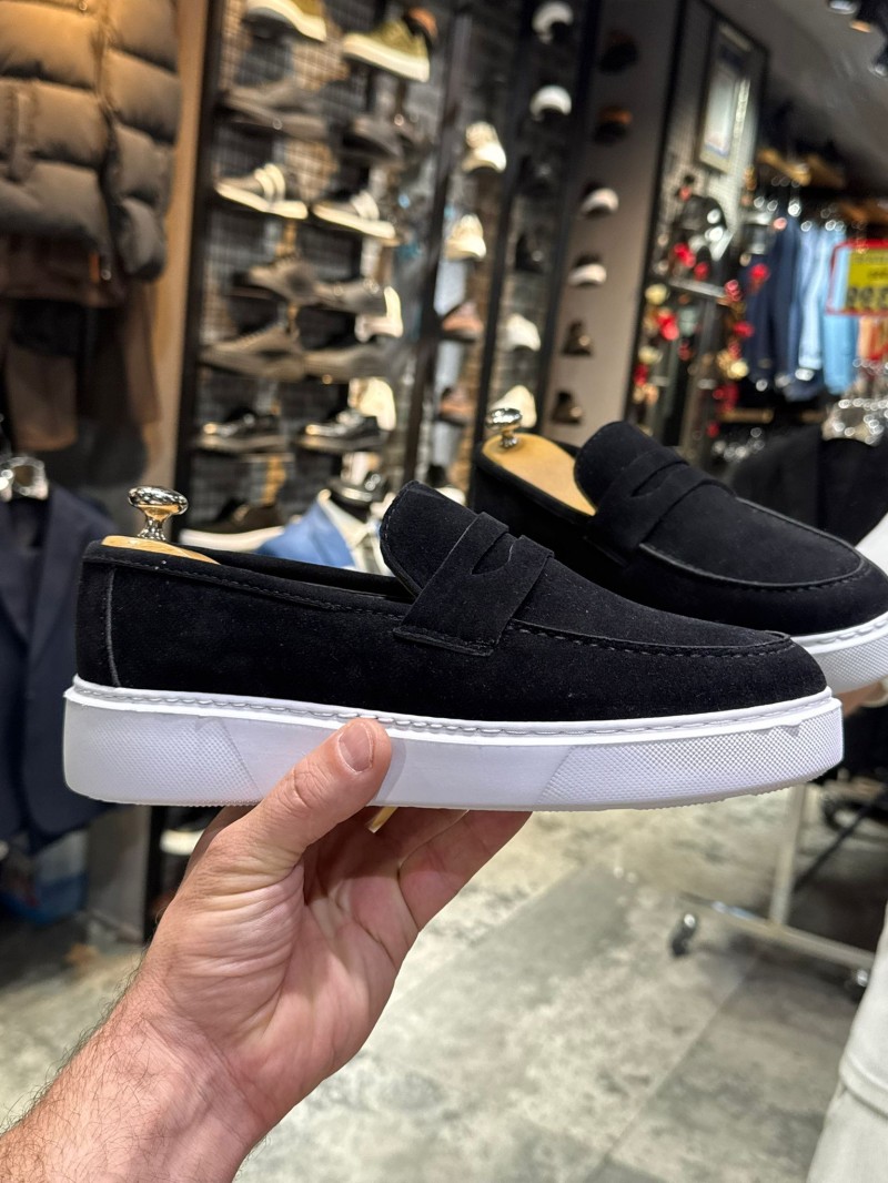 OLD-5301 Siyah Süet