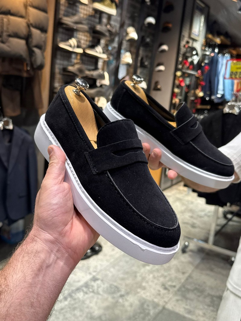 OLD-5301 Siyah Süet