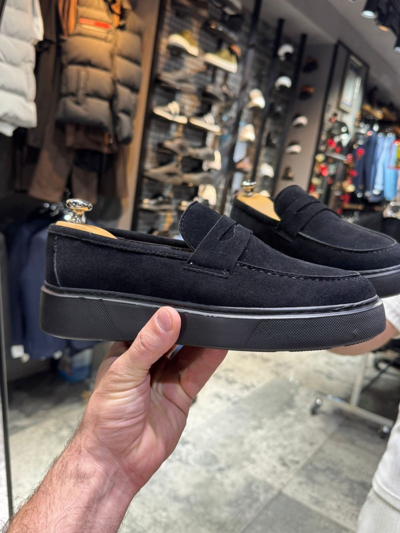 OLD-5309 Süet Koyu Taba