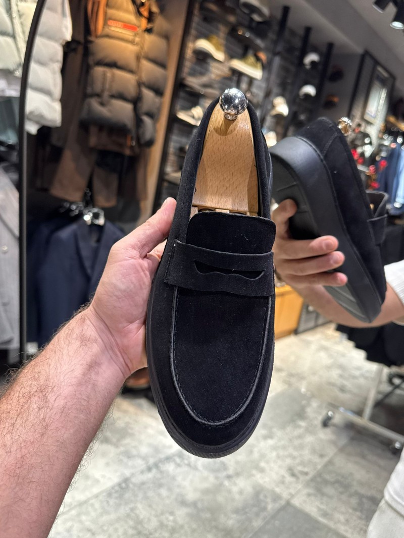 OLD-5309 Süet Koyu Taba