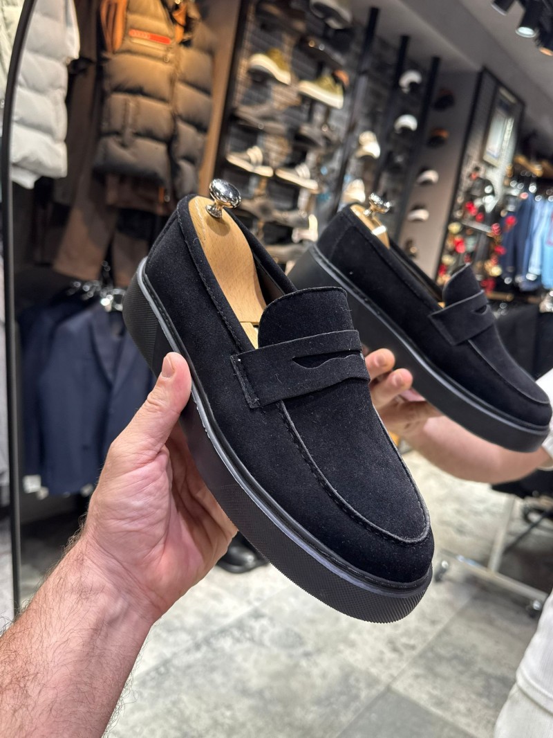 OLD-5309 Süet Koyu Taba