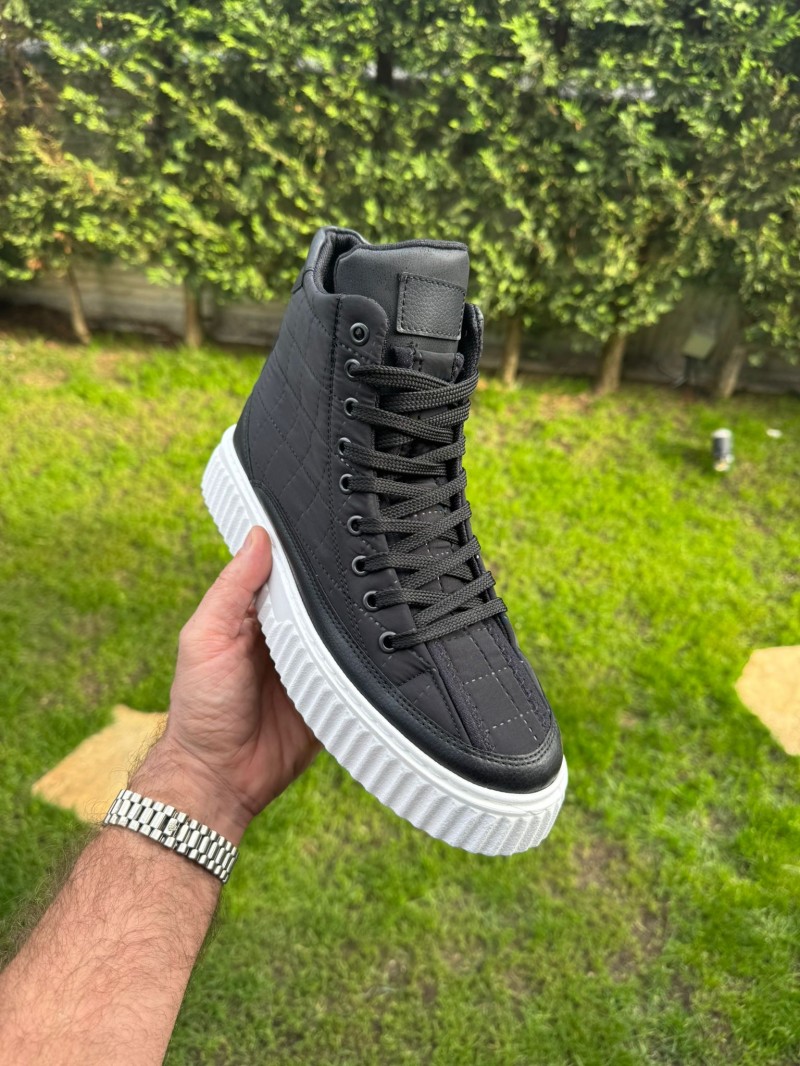 OLD-8108 Siyah Beyaz Paraşüt Kumaş