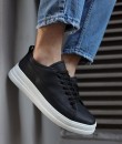 Knack Sneakers Ayakkabı 010 Siyah (Beyaz Taban)