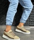 Knack Sneakers Ayakkabı 010 Vizon Süet