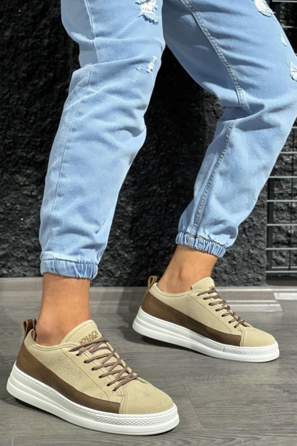 Knack Sneakers Ayakkabı 010 Vizon Süet