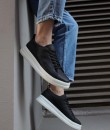Knack Sneakers Ayakkabı 010 Siyah (Beyaz Taban)