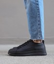Knack Sneakers Ayakkabı 010 Siyah (Siyah Taban)