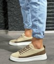 Knack Sneakers Ayakkabı 010 Vizon Süet
