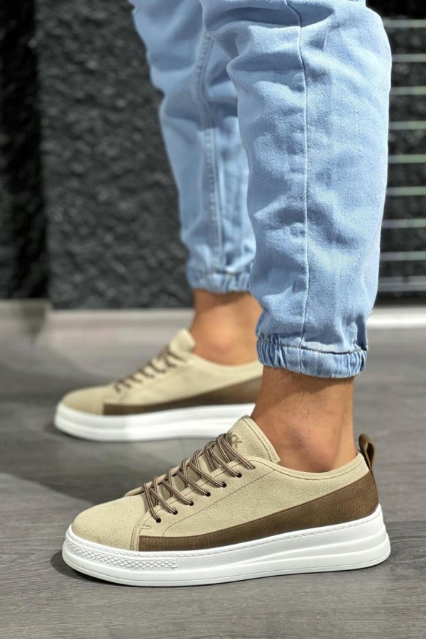 Knack Sneakers Ayakkabı 010 Vizon Süet