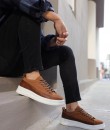 Knack Sneakers Ayakkabı 010 Taba Süet