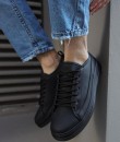 Knack Sneakers Ayakkabı 010 Siyah (Siyah Taban)