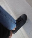Knack Sneakers Ayakkabı 010 Siyah (Siyah Taban)