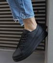 Knack Sneakers Ayakkabı 010 Siyah (Siyah Taban)