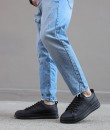 Knack Sneakers Ayakkabı 010 Siyah (Siyah Taban)