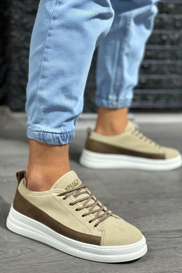 Knack Sneakers Ayakkabı 010 Vizon Süet
